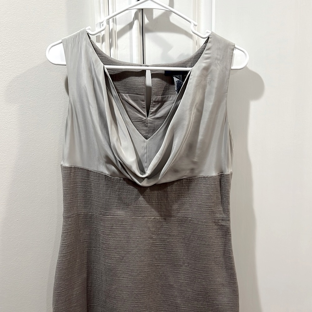 J Crew Dress. Silk drape neck. Size 6